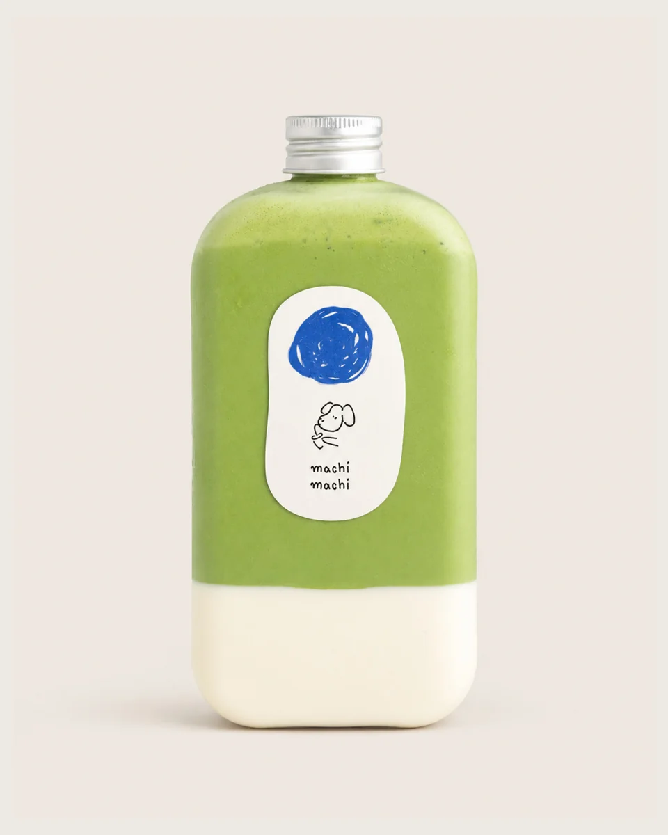 Panna cotta’lı matcha